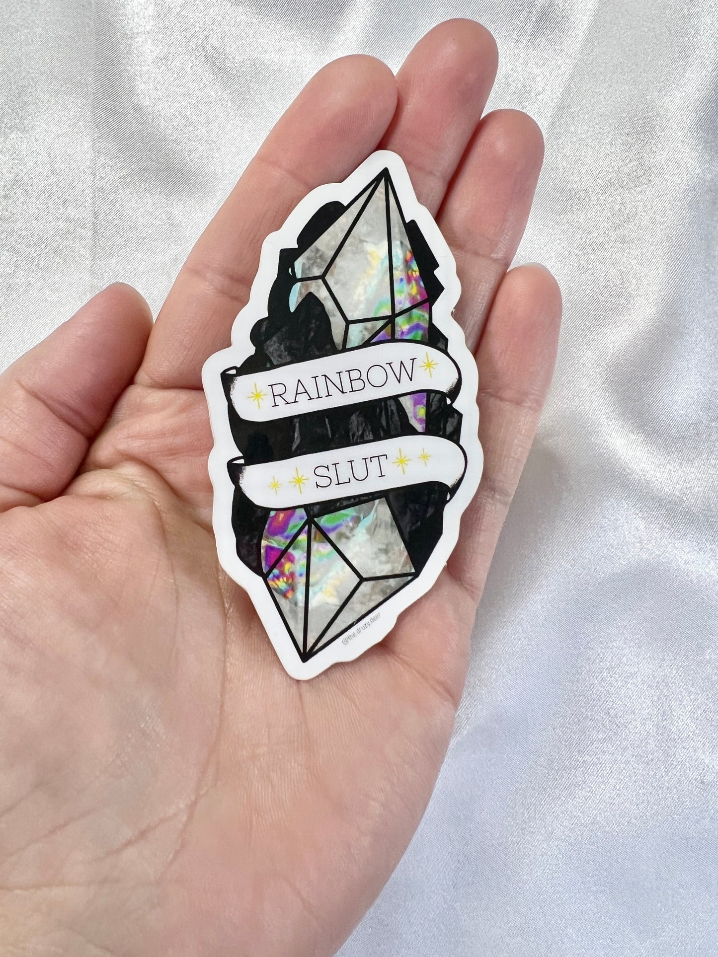 Rainbow Slut Vinyl Sticker