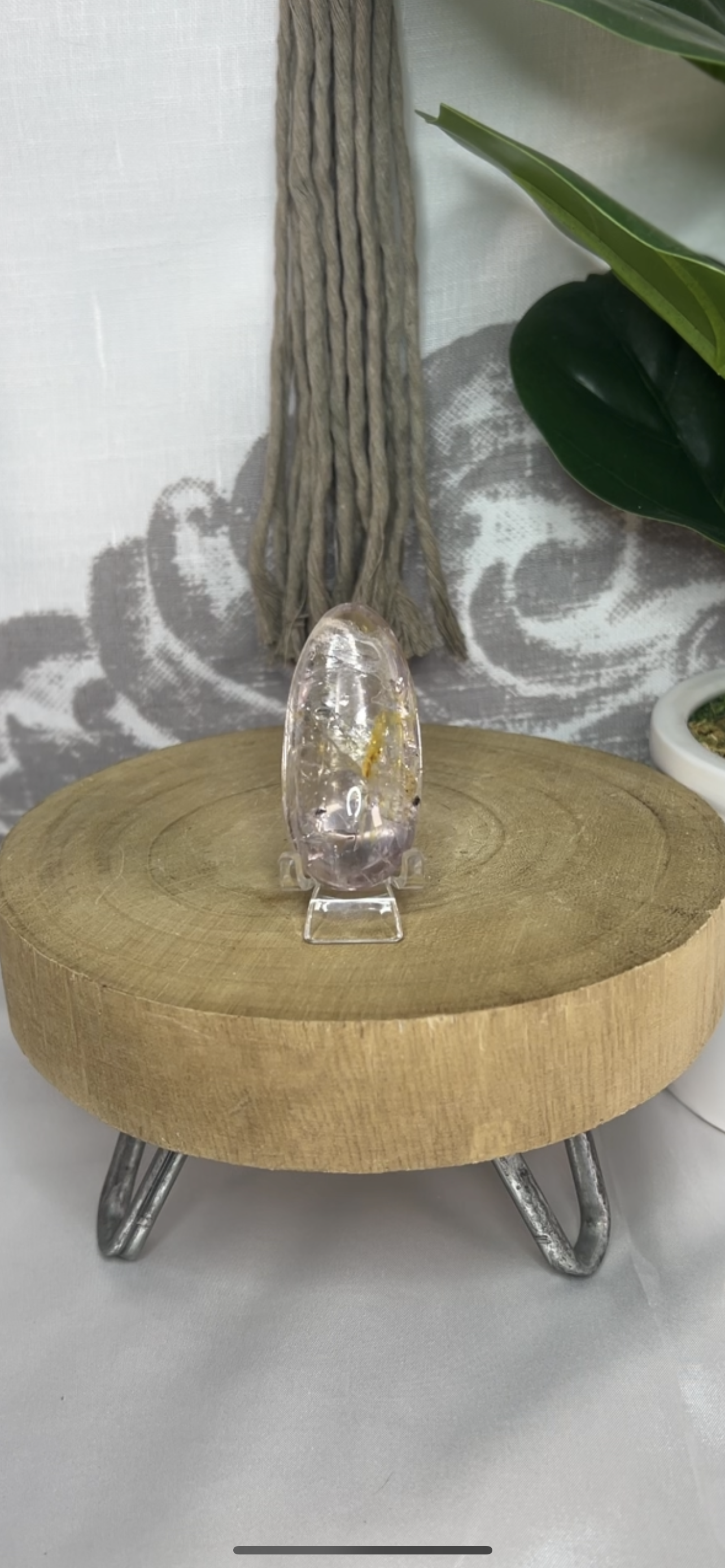 Amethyst Enhydro Cabochon from Madagascar