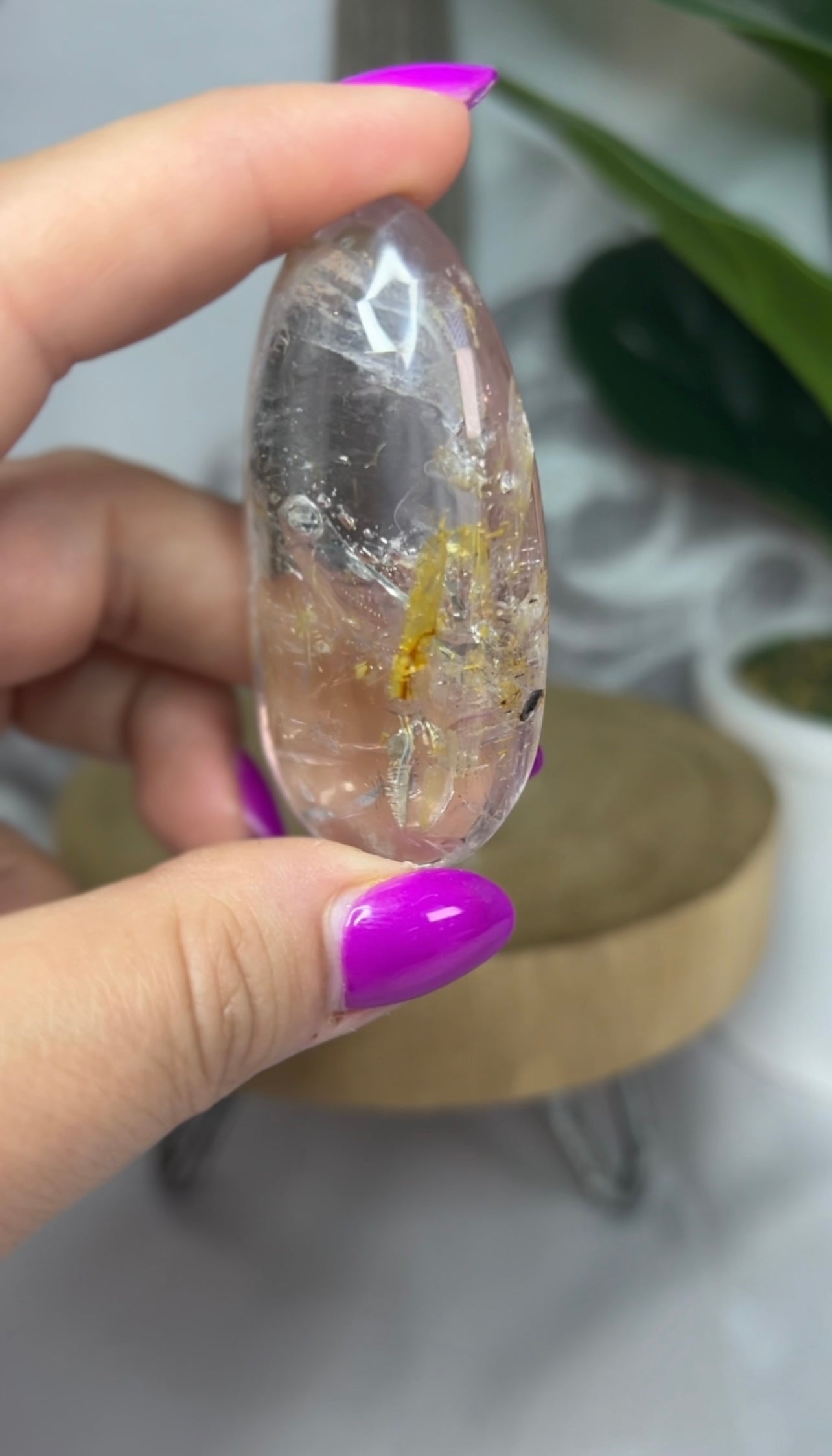 Amethyst Enhydro Cabochon from Madagascar