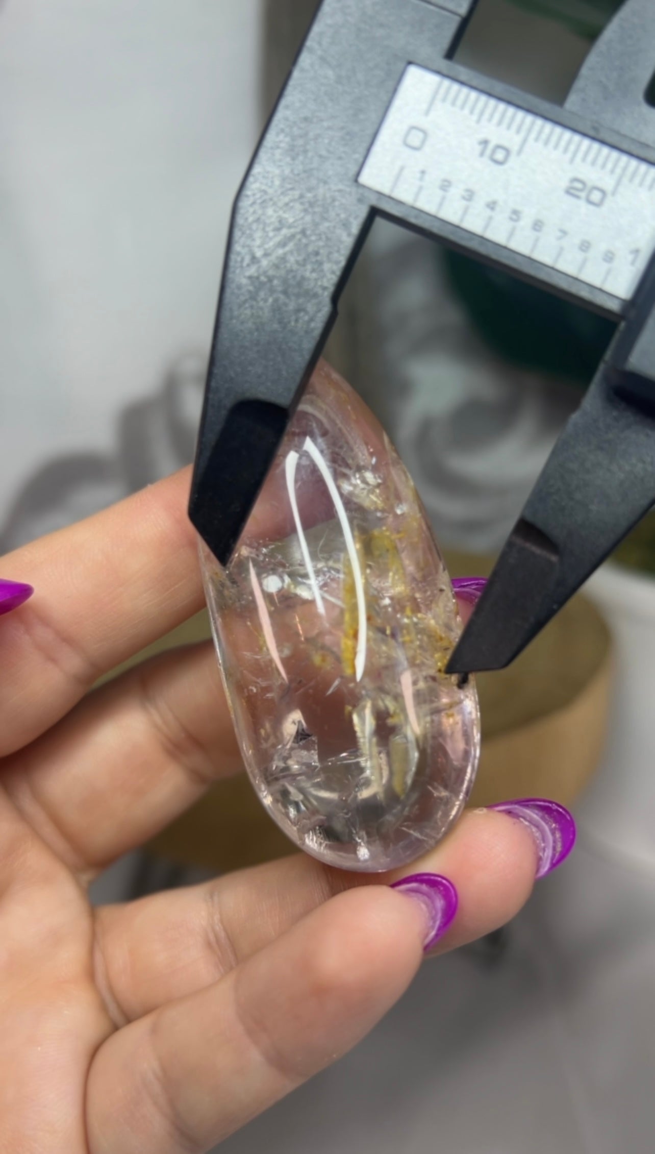 Amethyst Enhydro Cabochon from Madagascar
