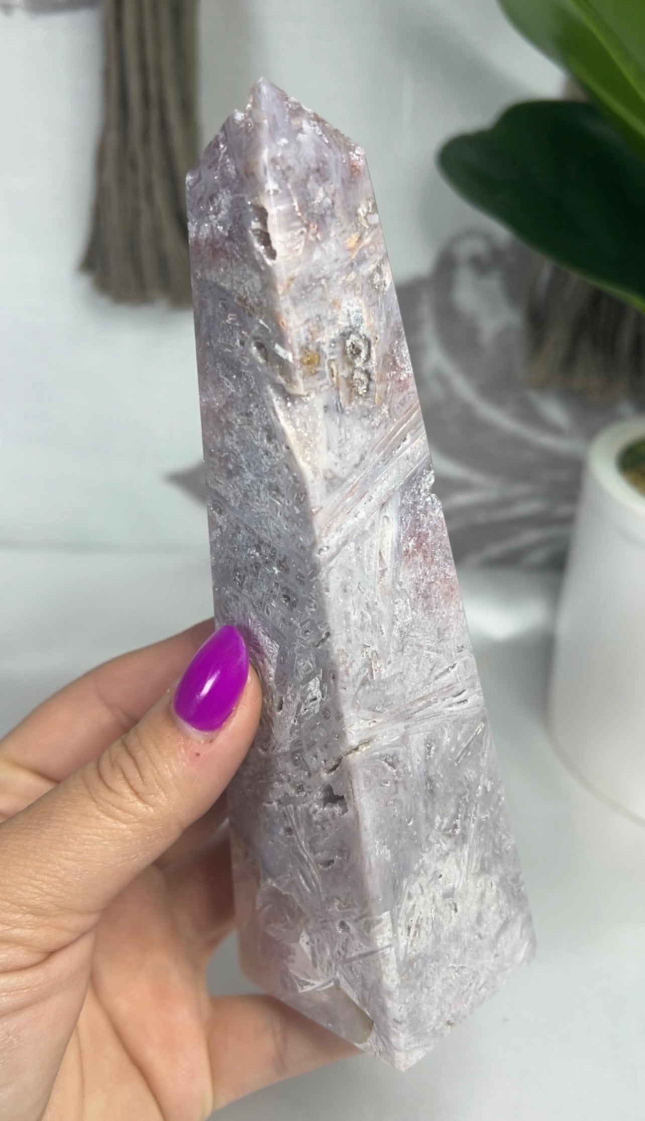 Pink Amethyst Obelisk Tower