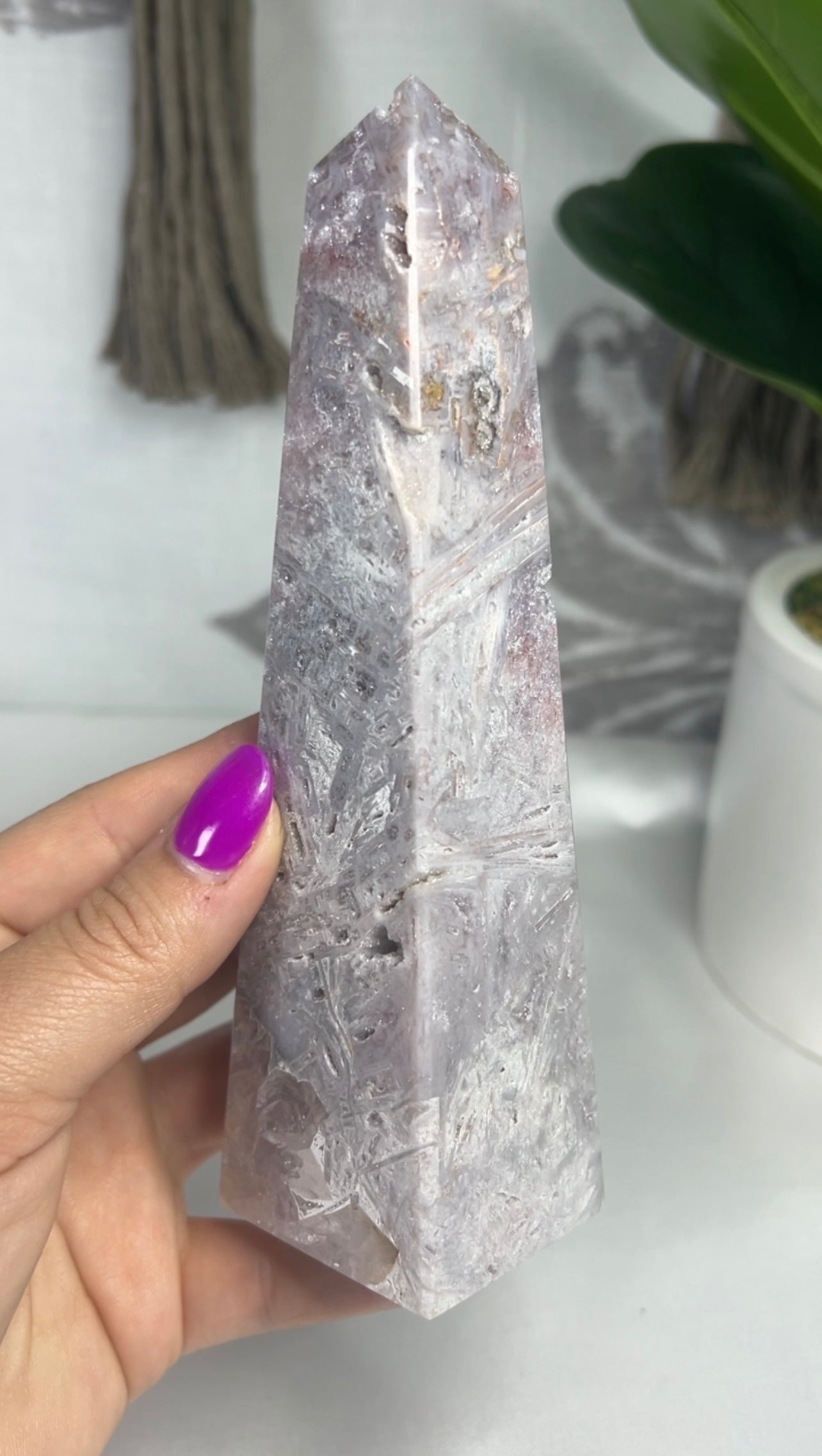 Pink Amethyst Obelisk Tower