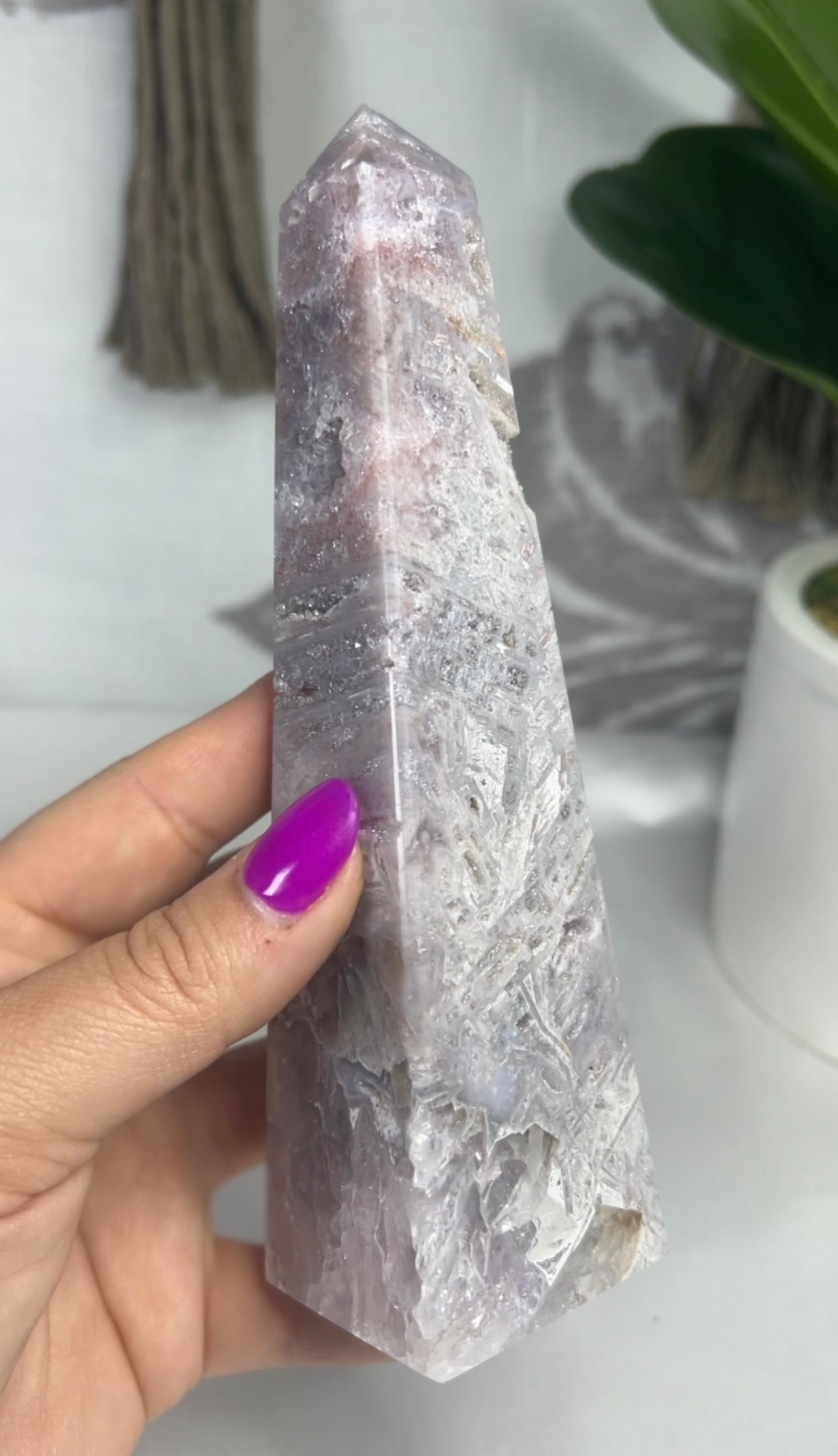 Pink Amethyst Obelisk Tower