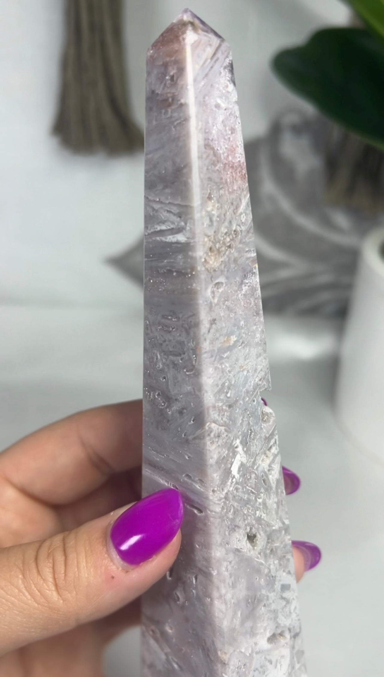 Pink Amethyst Obelisk Tower