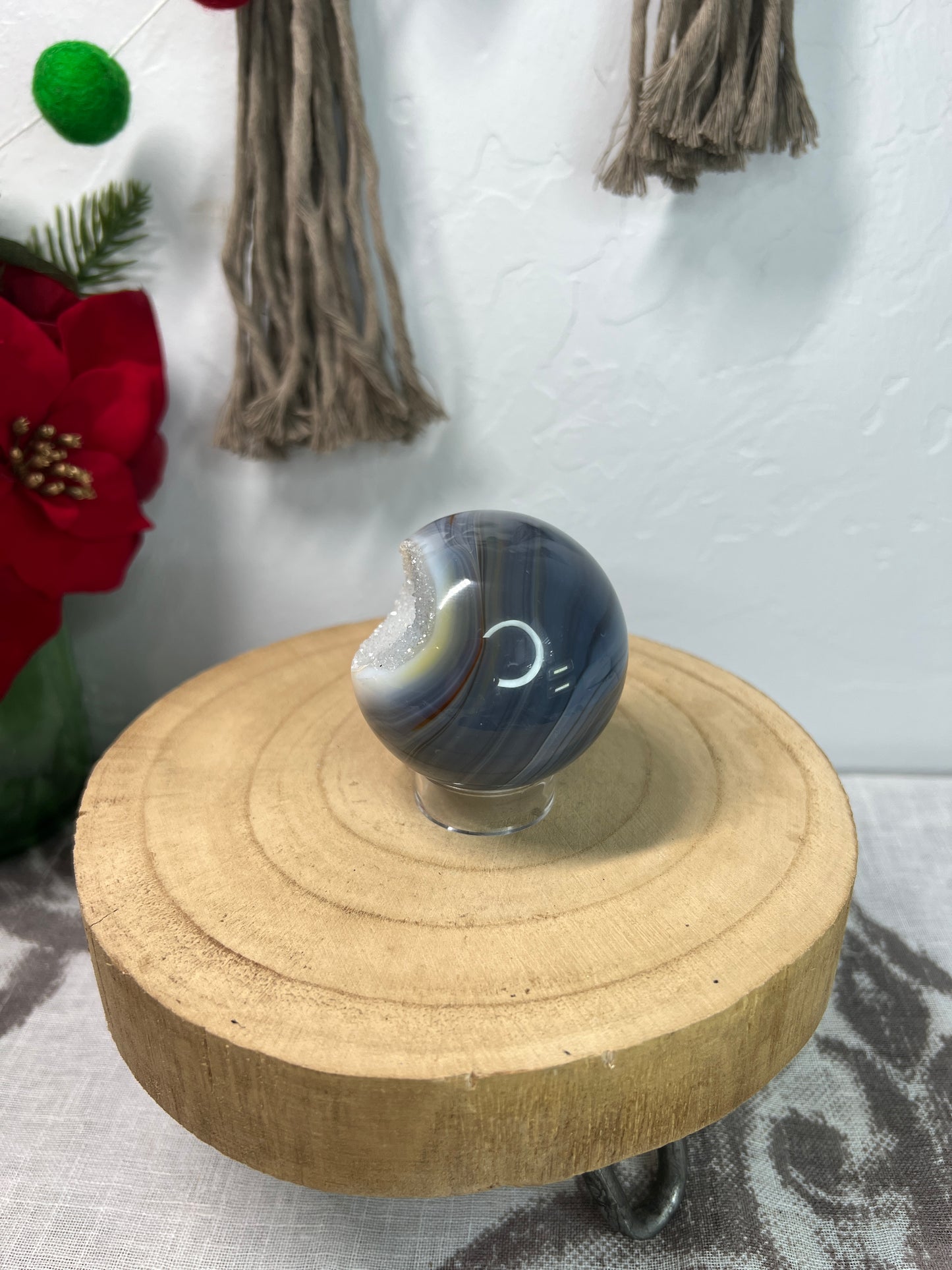 Druzy Agate Sphere