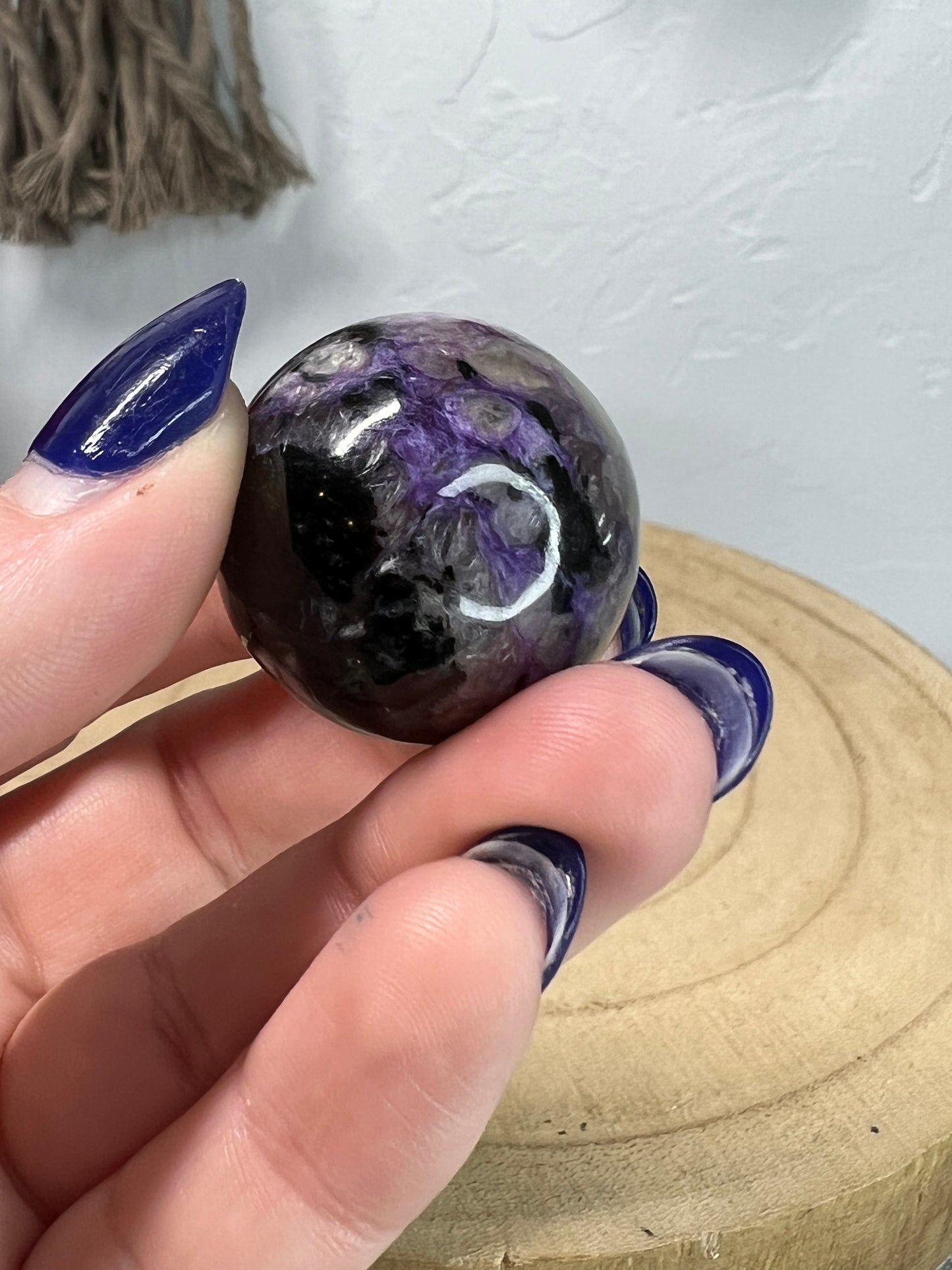 Small Charoite Sphere