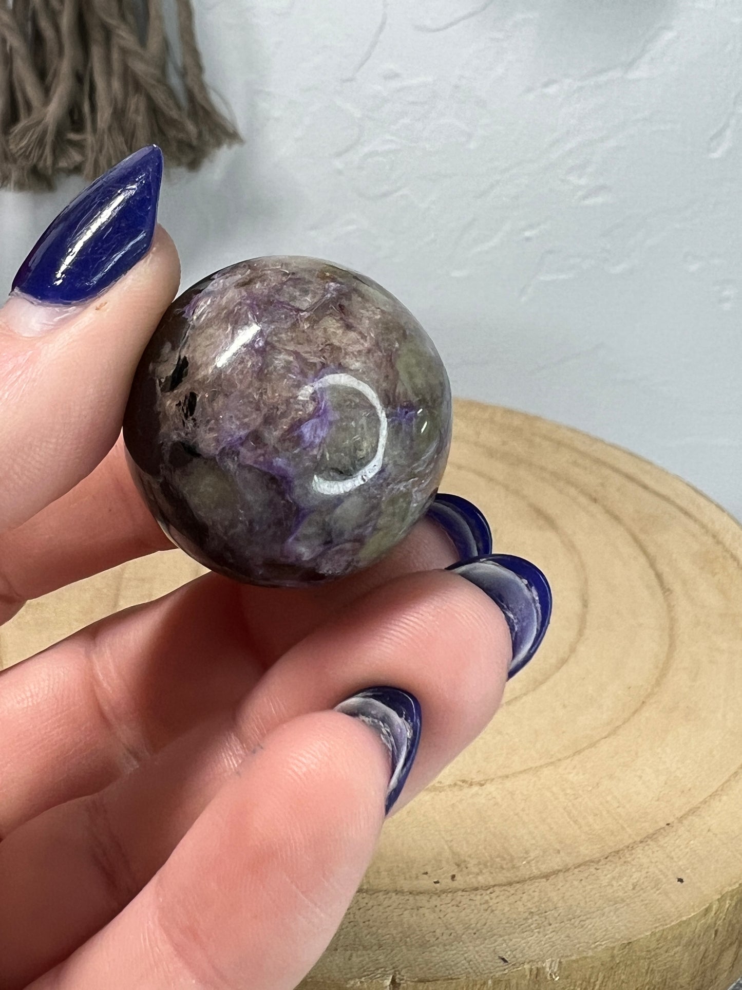 Small Charoite Sphere