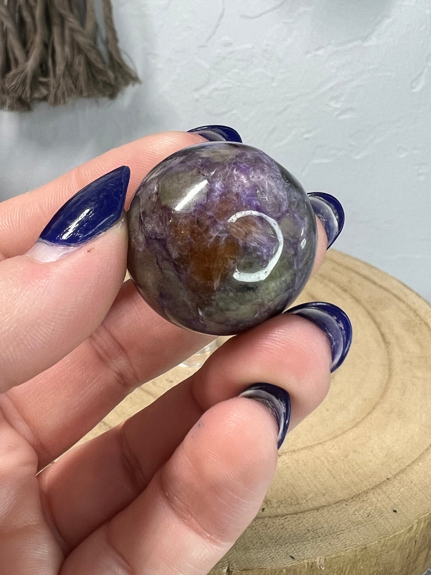 Small Charoite Sphere
