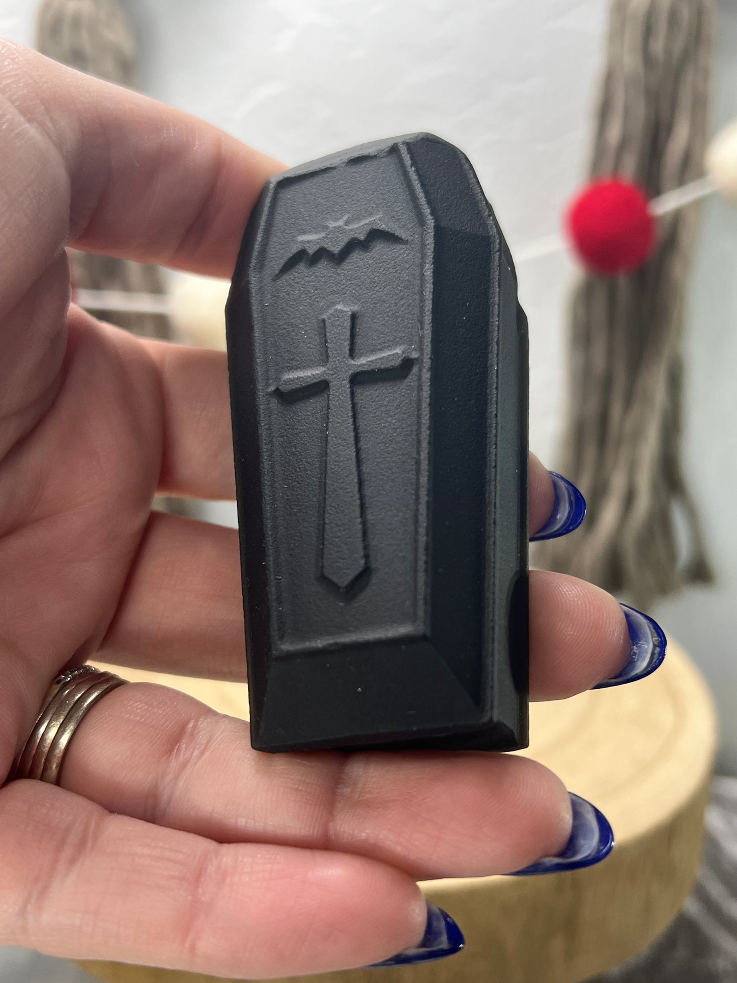 Black Obsidian Coffin
