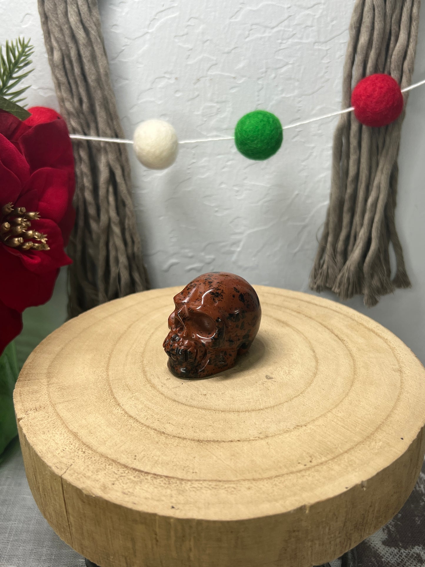 Red Obsidian / Mahogany Obsidian Skull