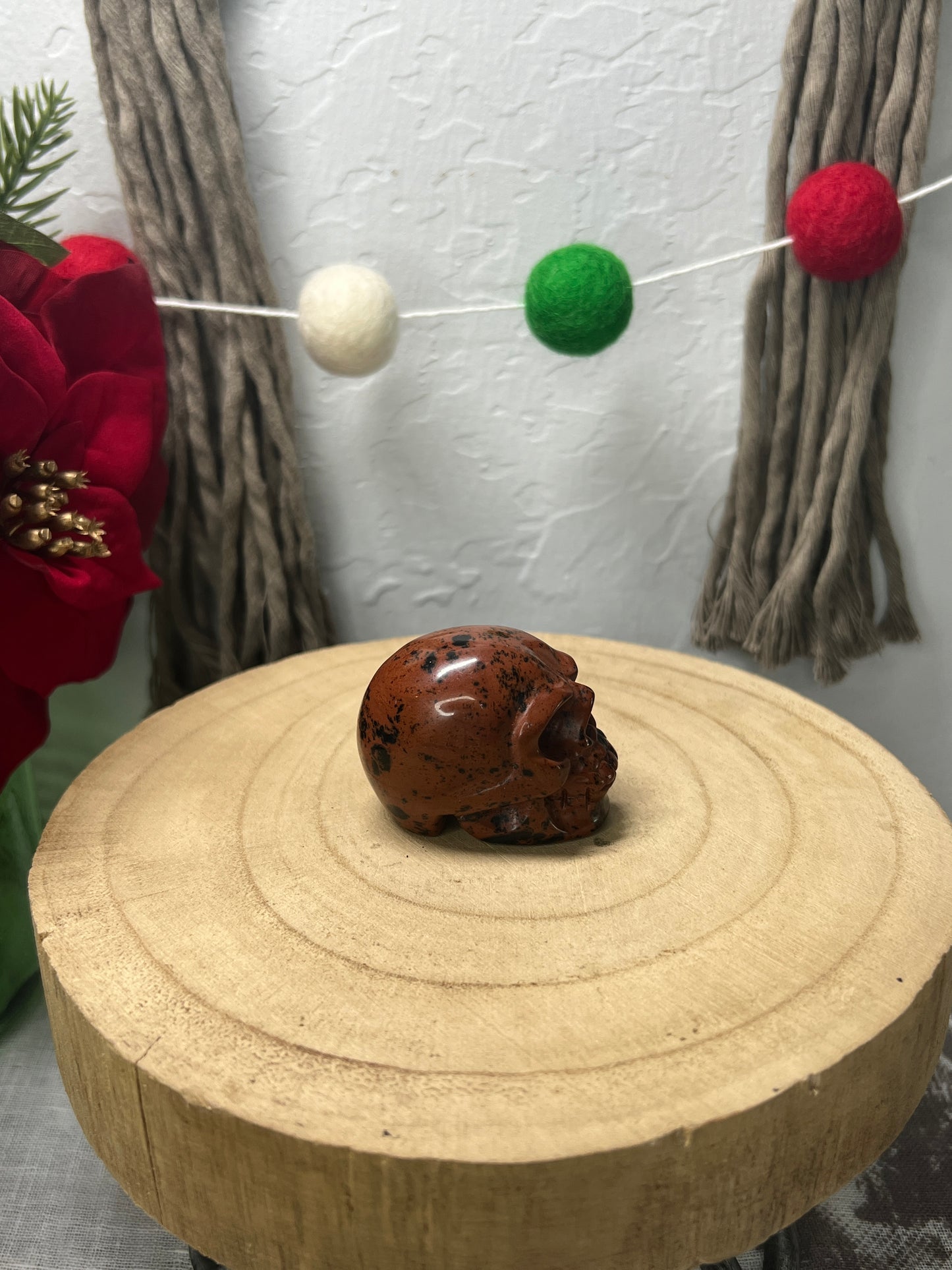 Red Obsidian / Mahogany Obsidian Skull