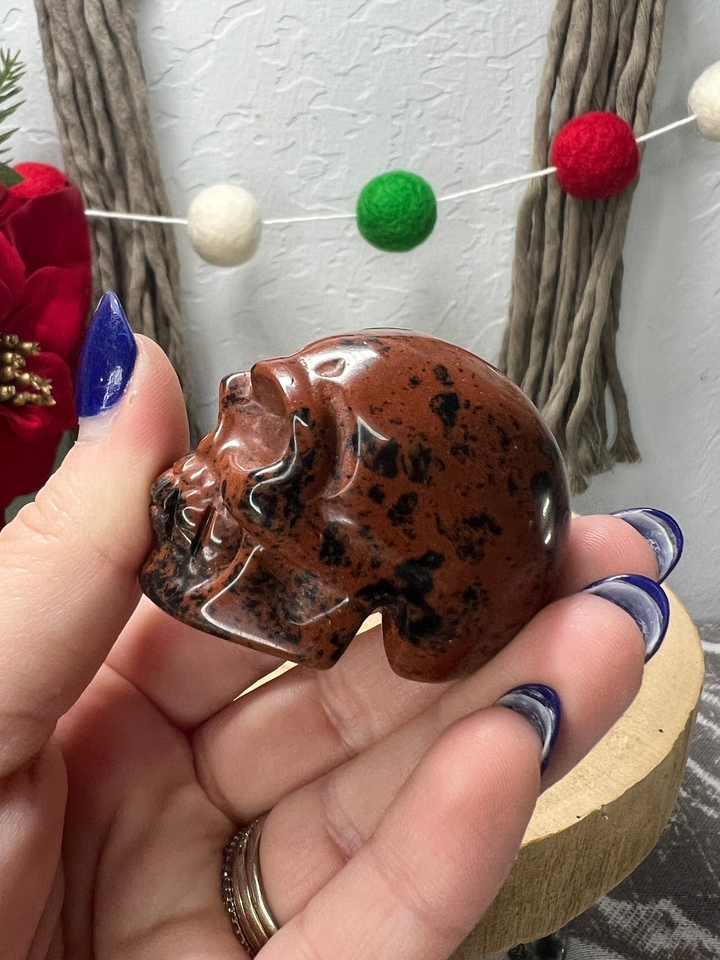 Red Obsidian / Mahogany Obsidian Skull