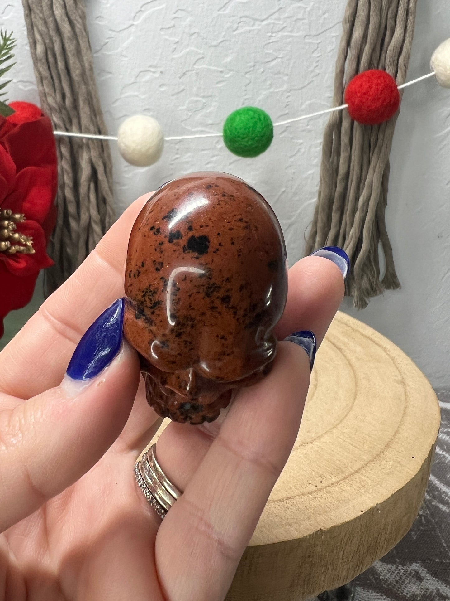 Red Obsidian / Mahogany Obsidian Skull