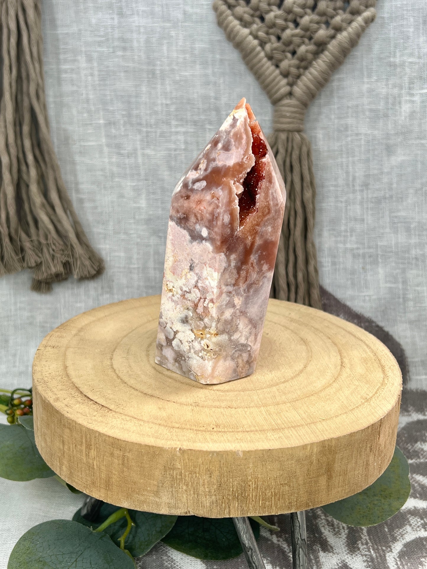 Statement Pink Amethyst Tower