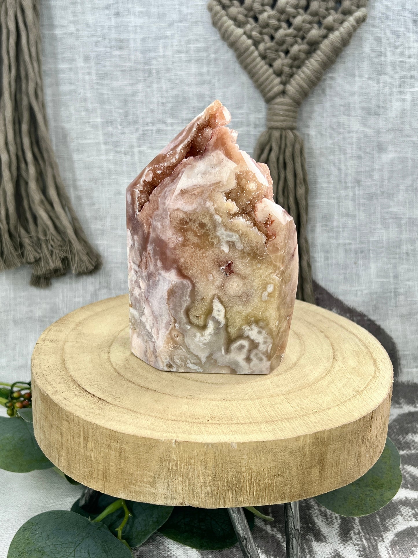 Statement Pink Amethyst Tower