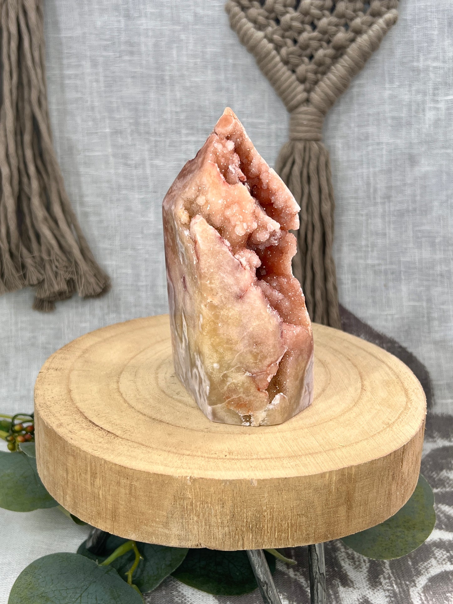 Statement Pink Amethyst Tower