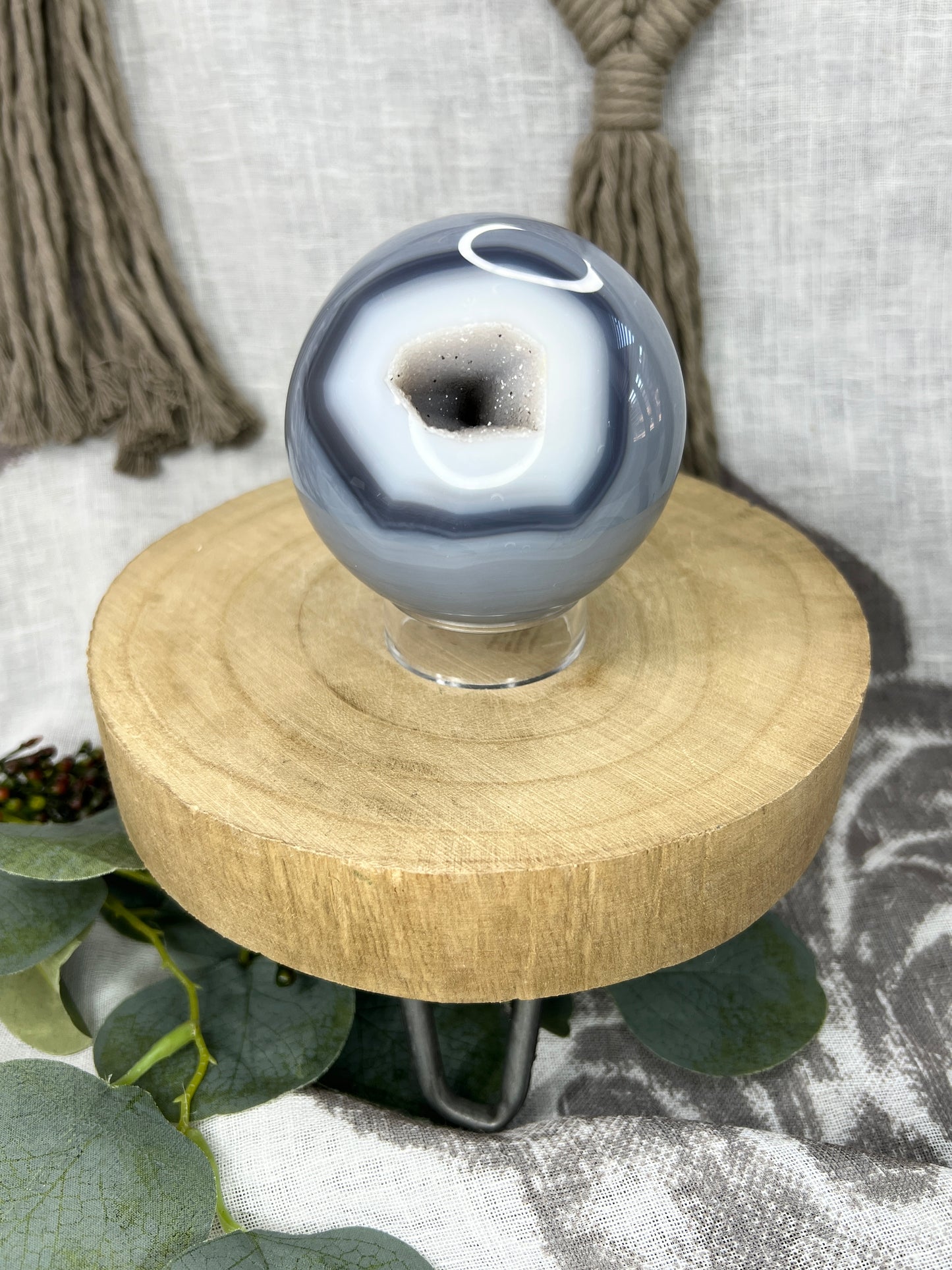 Druzy Agate Sphere