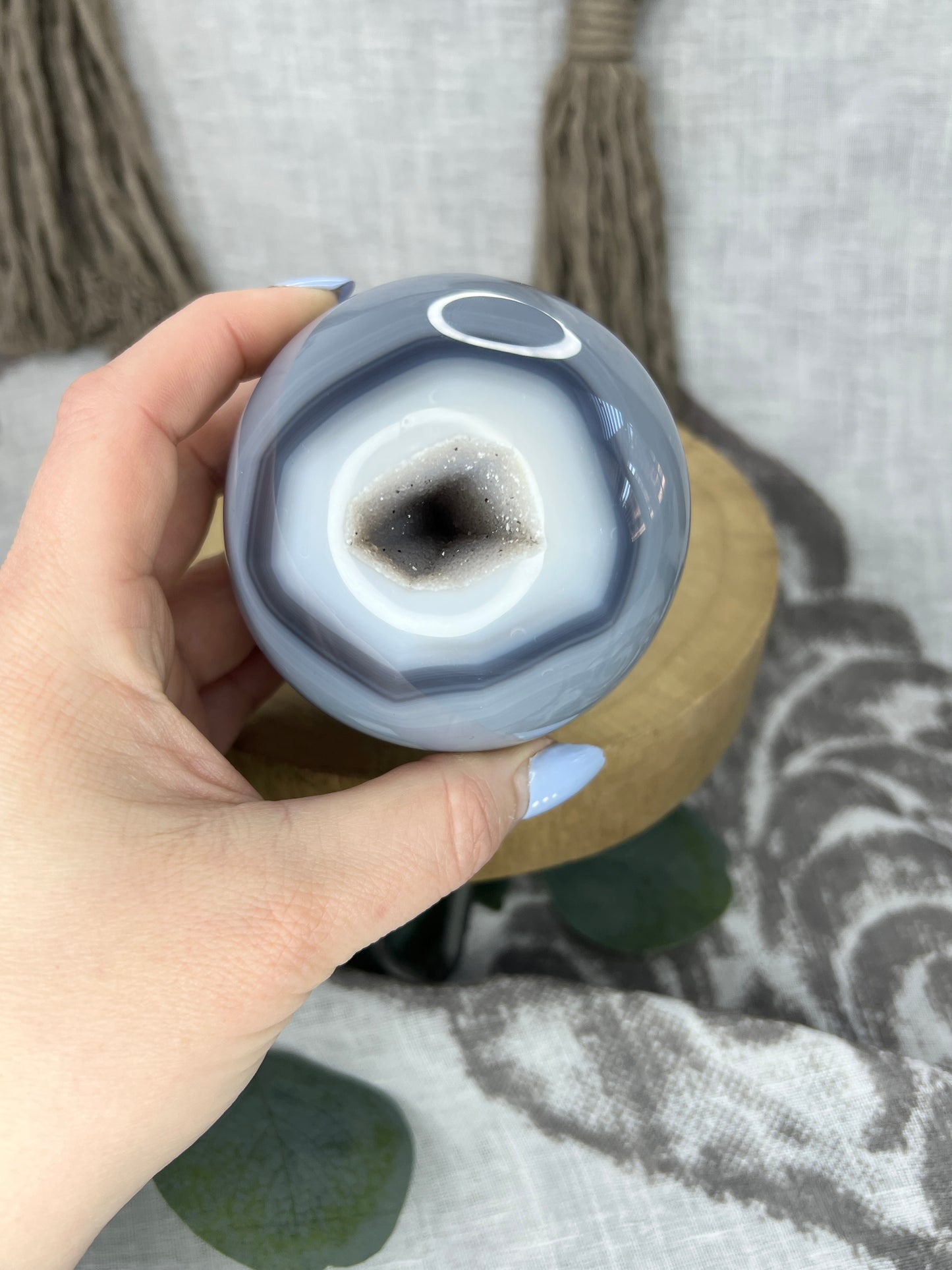 Druzy Agate Sphere