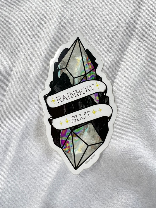 Rainbow Slut Vinyl Sticker
