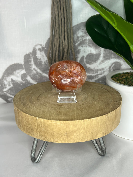 Fire Quartz Palmstone