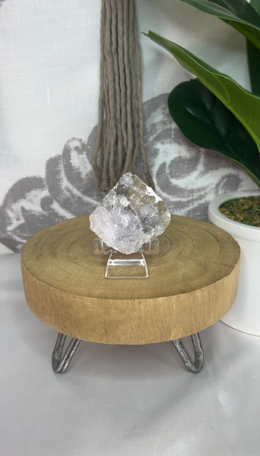 Zeolite with Green and Light Purple