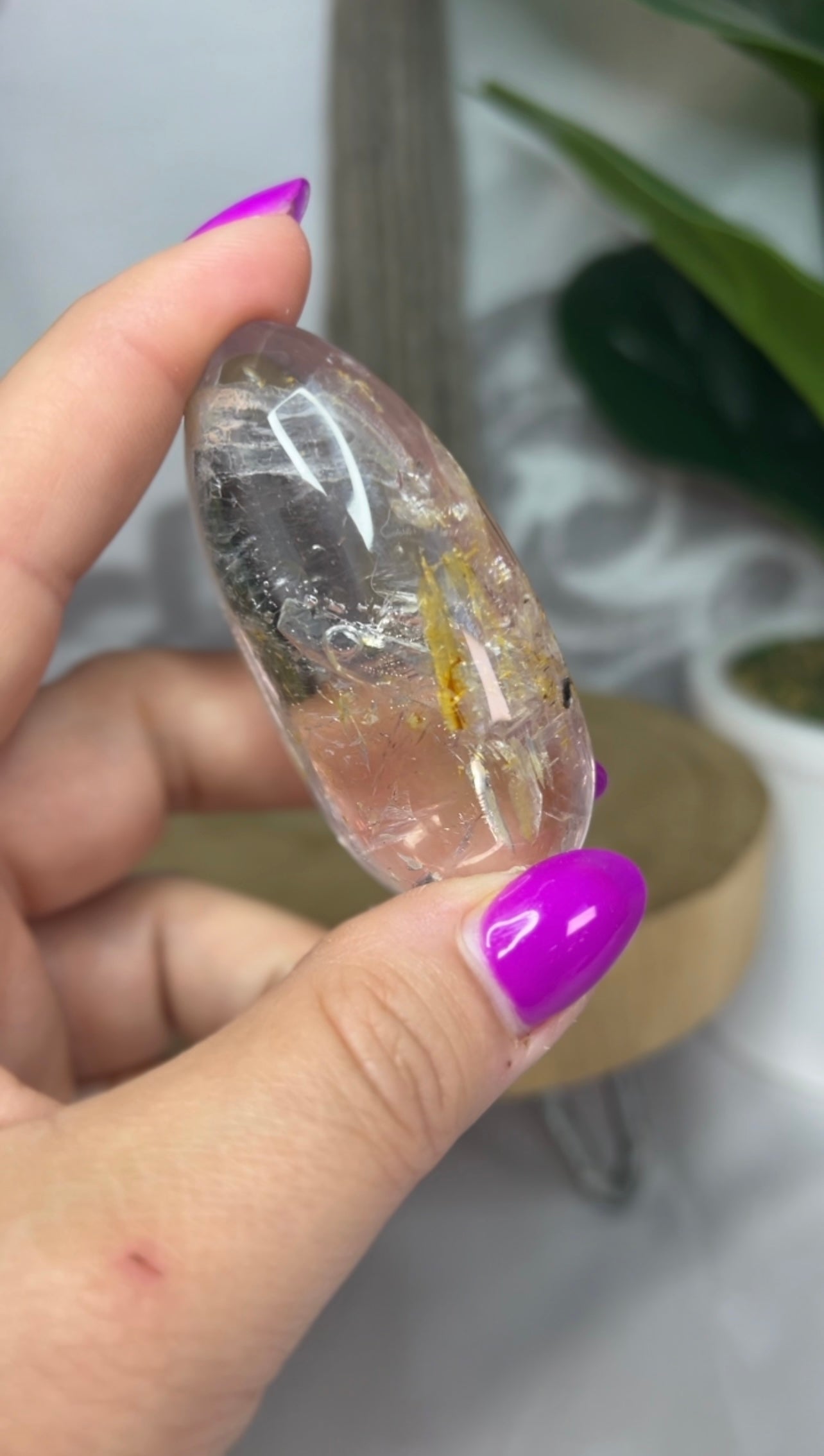 Amethyst Enhydro Cabochon from Madagascar