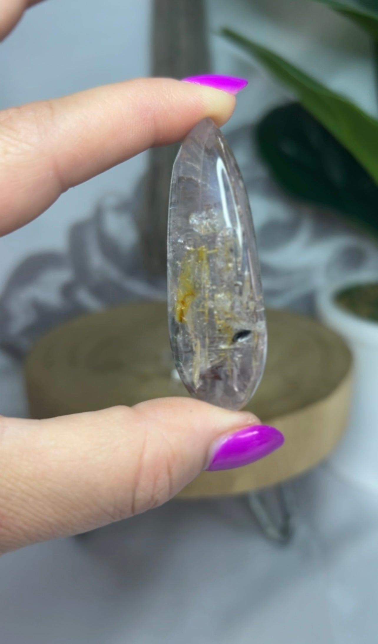 Amethyst Enhydro Cabochon from Madagascar