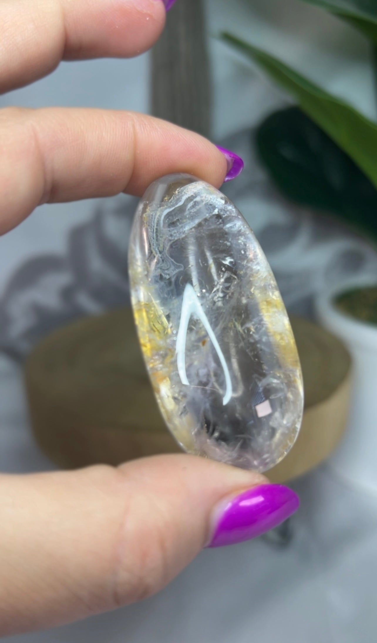 Amethyst Enhydro Cabochon from Madagascar