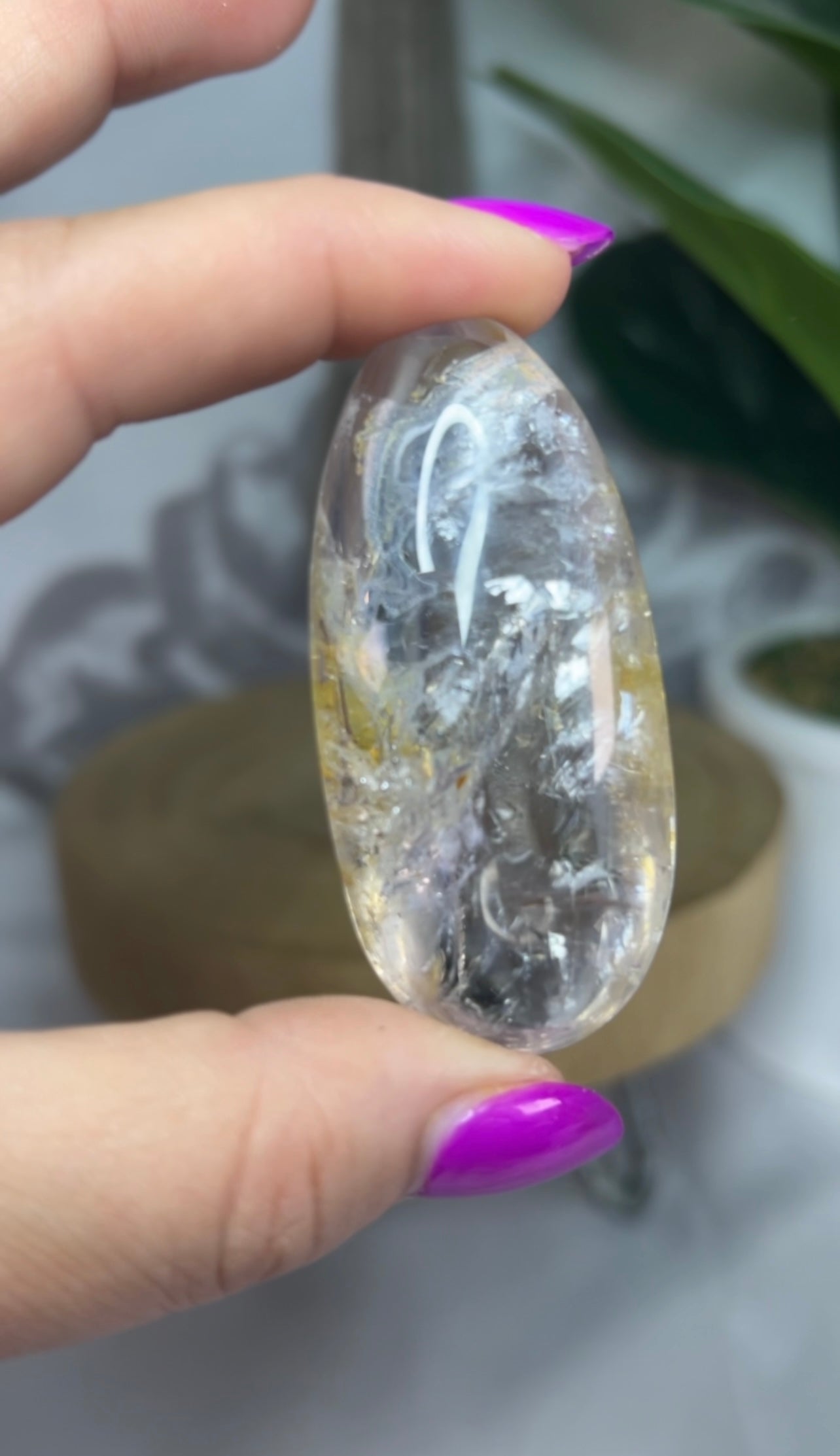 Amethyst Enhydro Cabochon from Madagascar