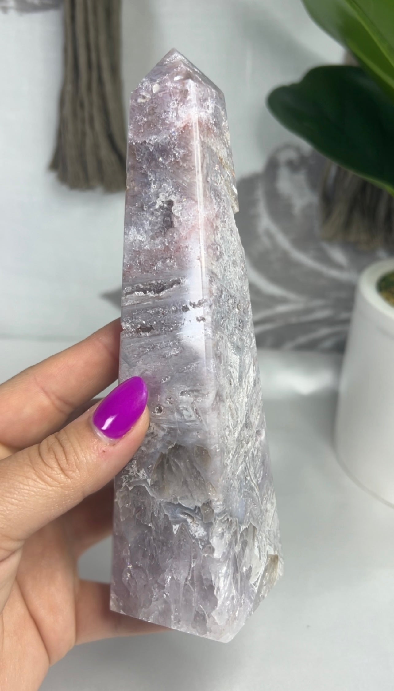 Pink Amethyst Obelisk Tower