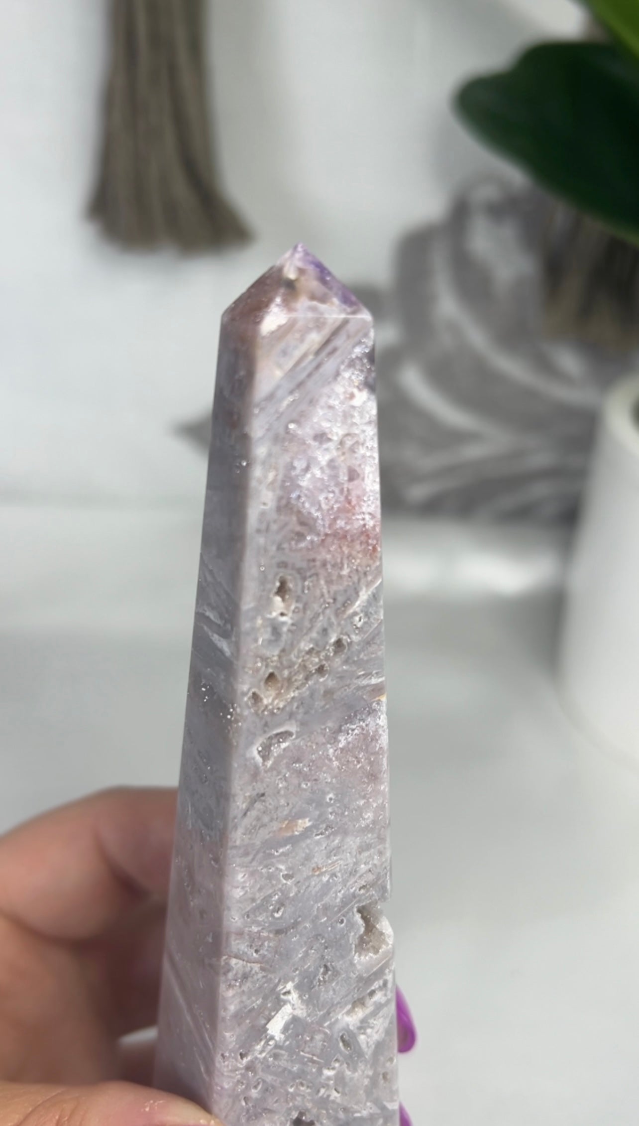Pink Amethyst Obelisk Tower
