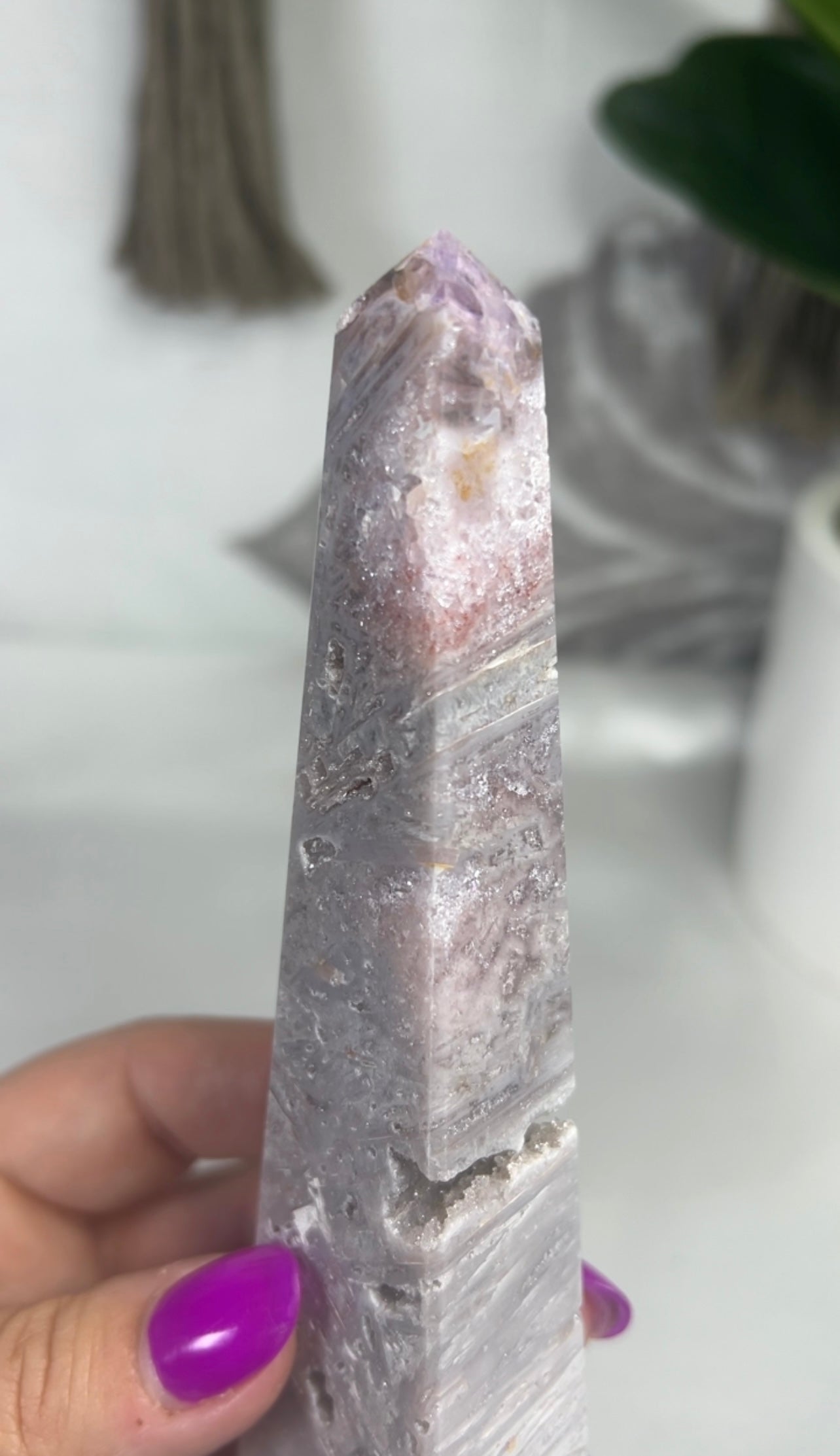 Pink Amethyst Obelisk Tower
