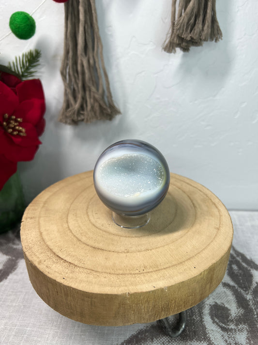 Druzy Agate Sphere