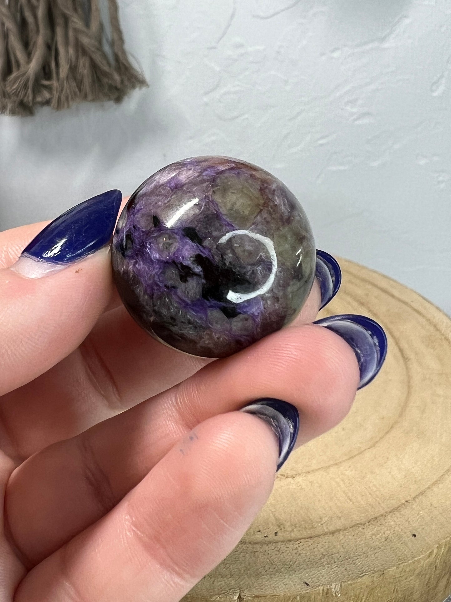 Small Charoite Sphere