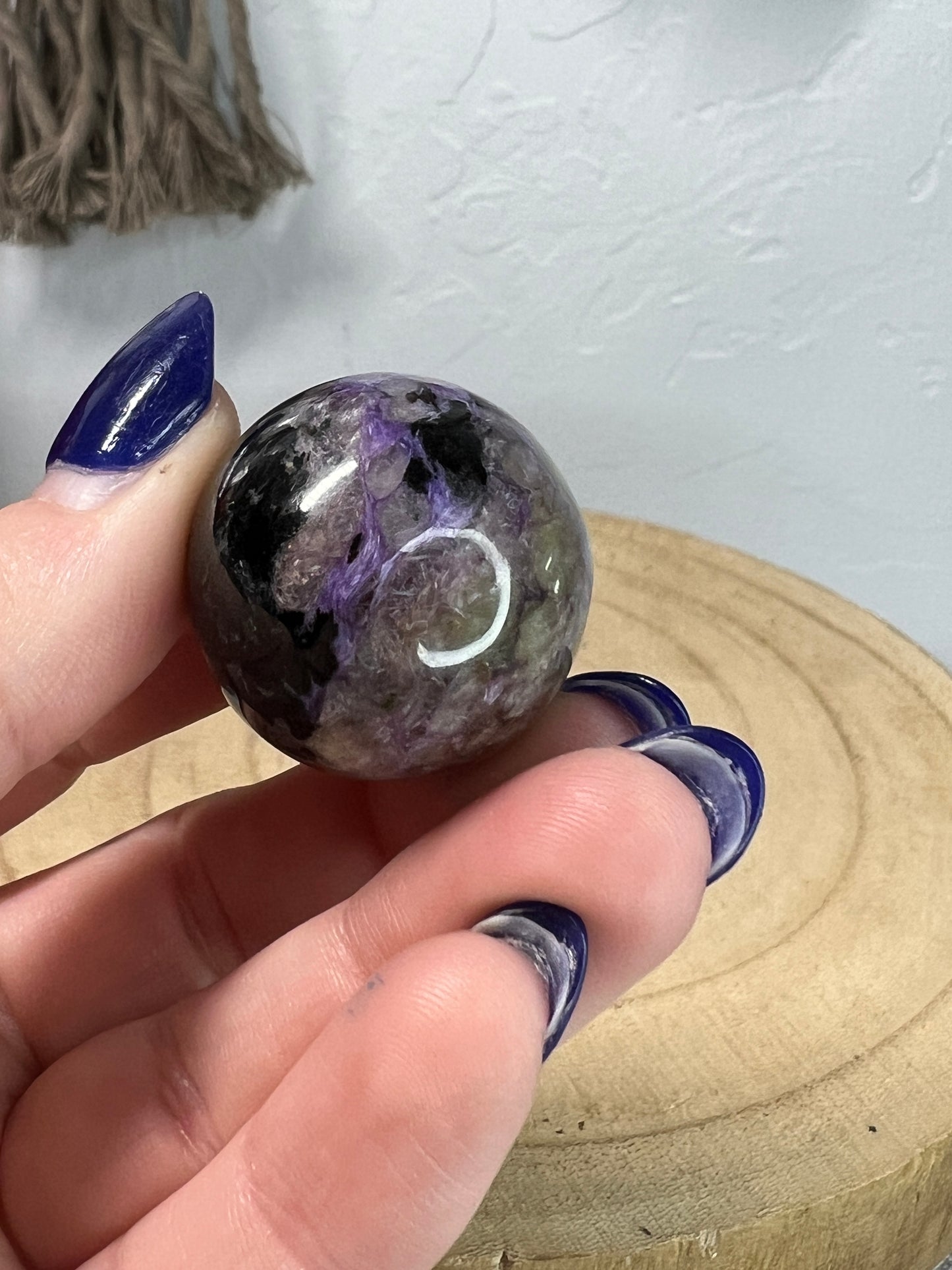 Small Charoite Sphere