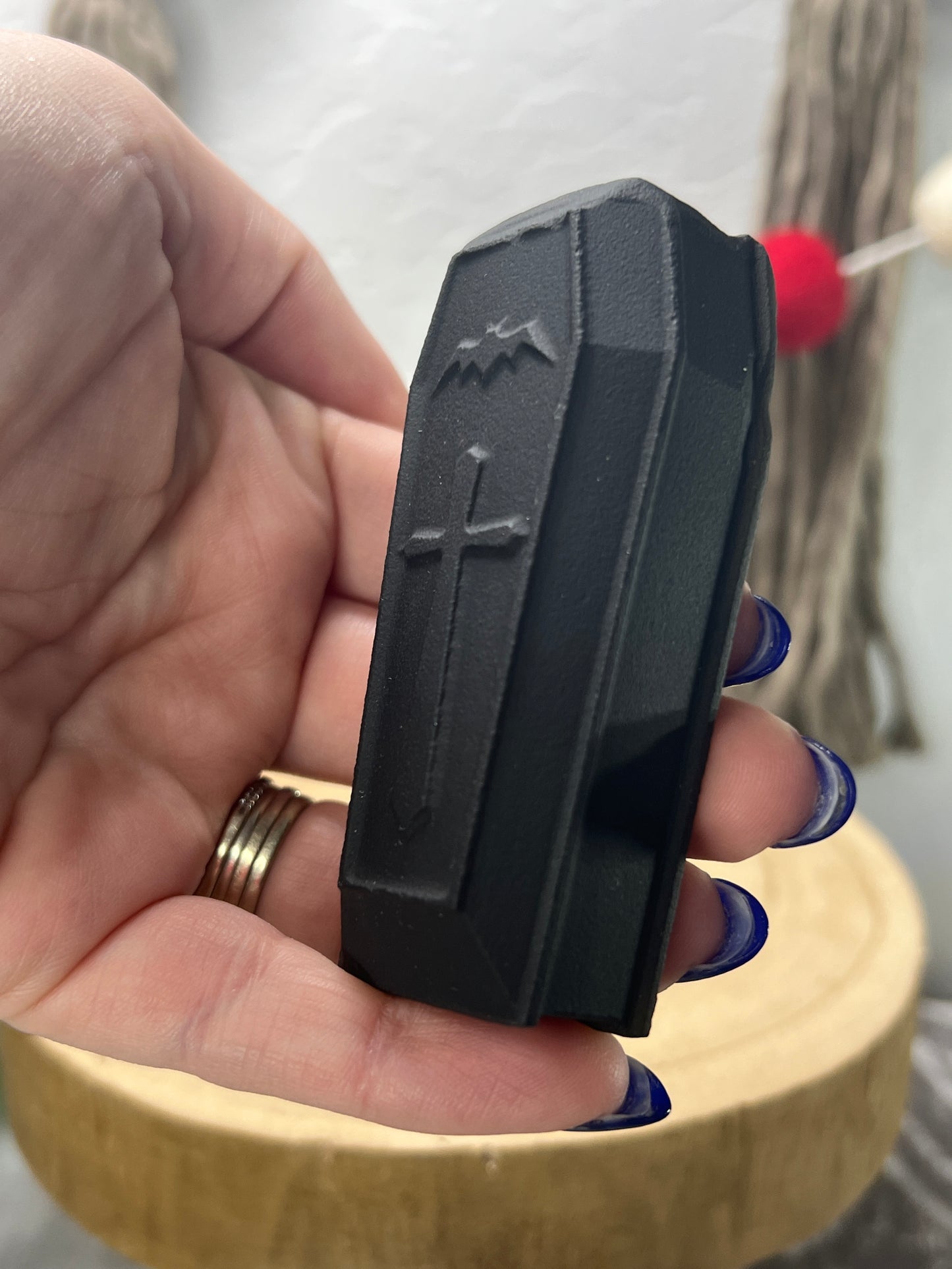 Black Obsidian Coffin