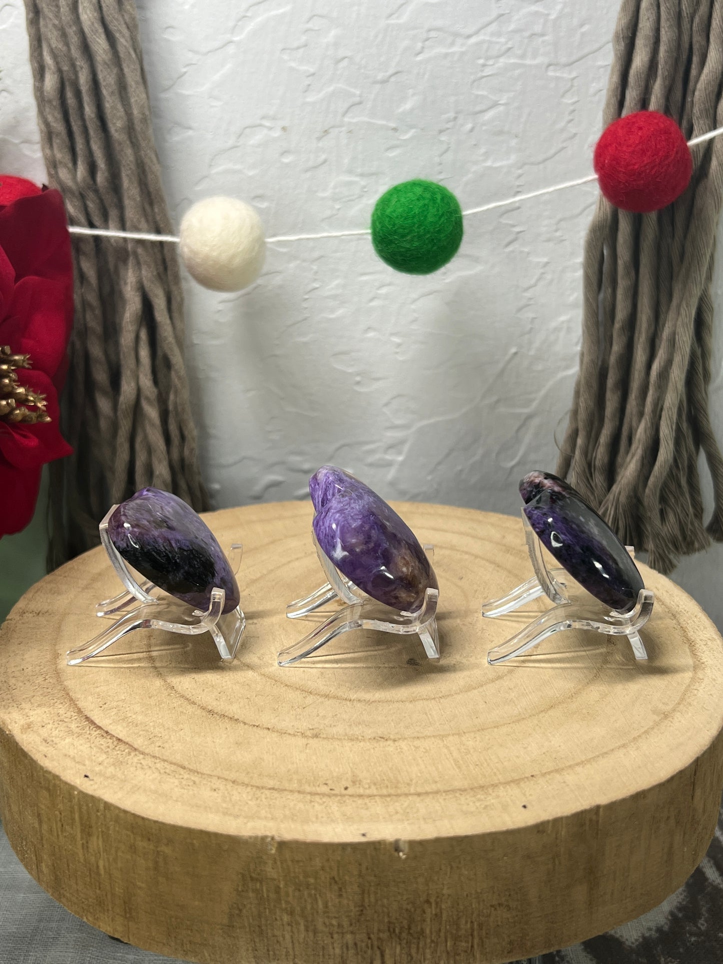 Charoite Heart