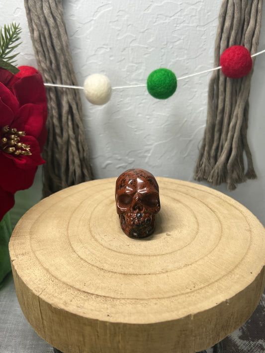 Red Obsidian / Mahogany Obsidian Skull