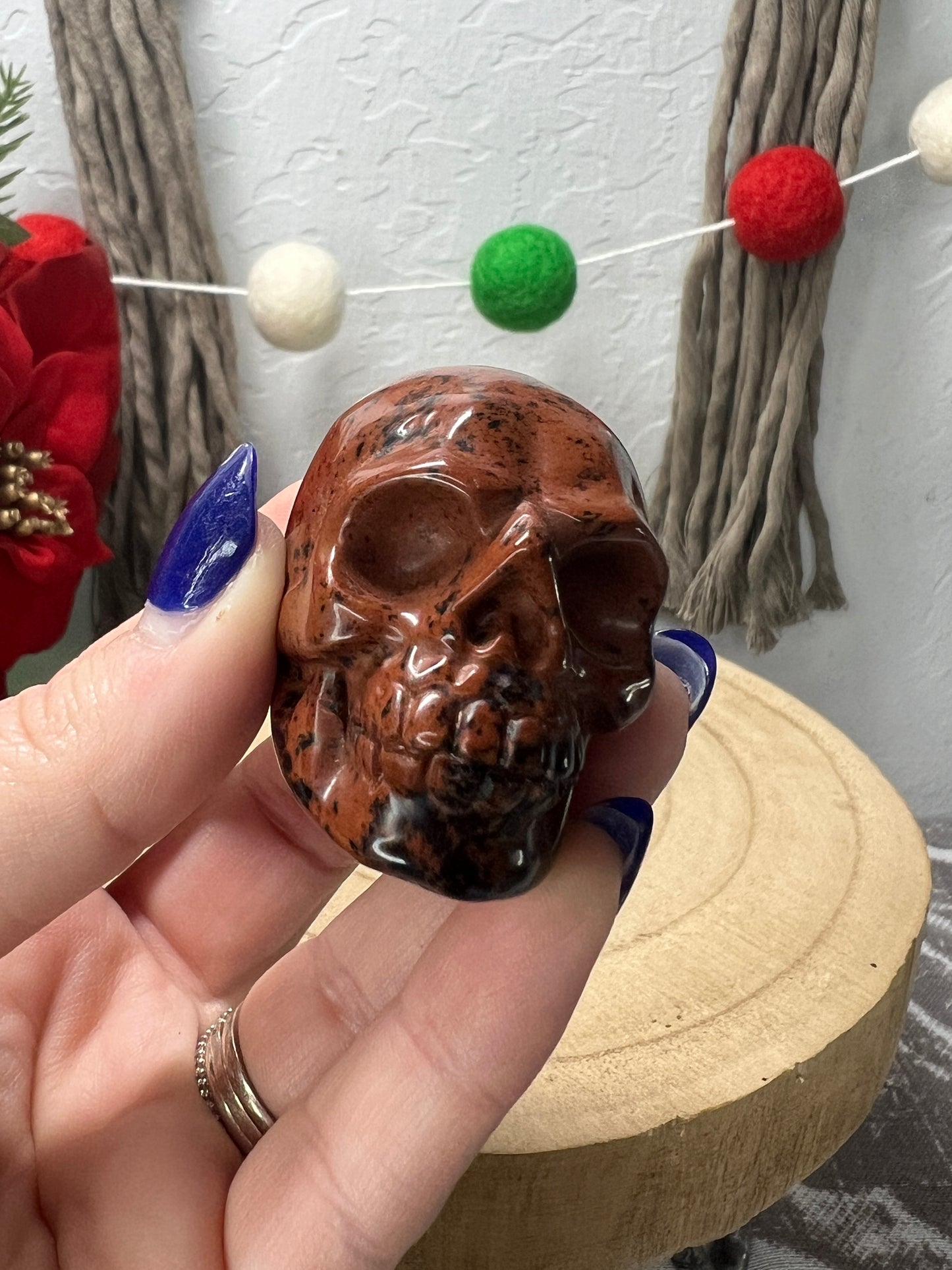 Red Obsidian / Mahogany Obsidian Skull