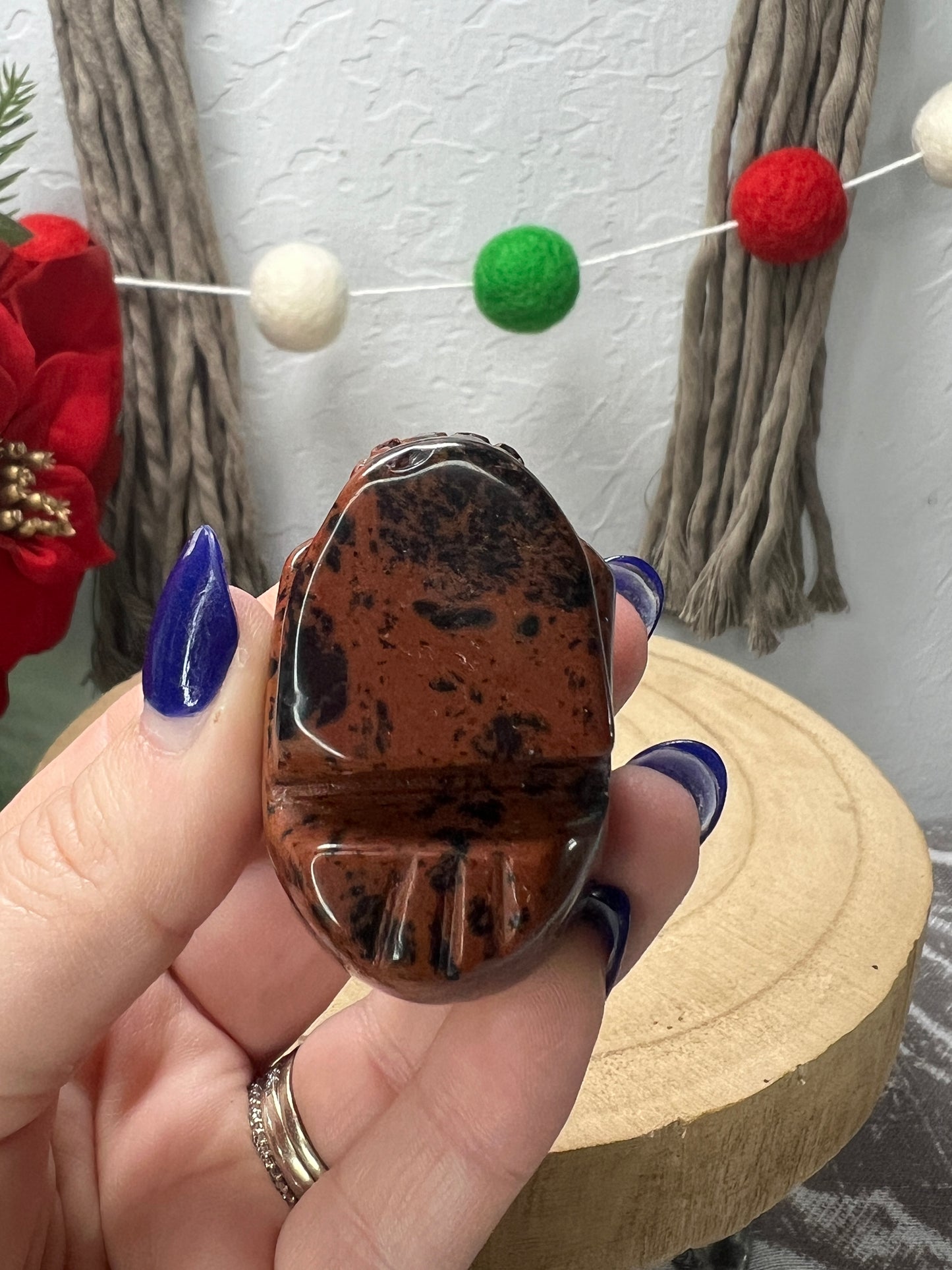 Red Obsidian / Mahogany Obsidian Skull