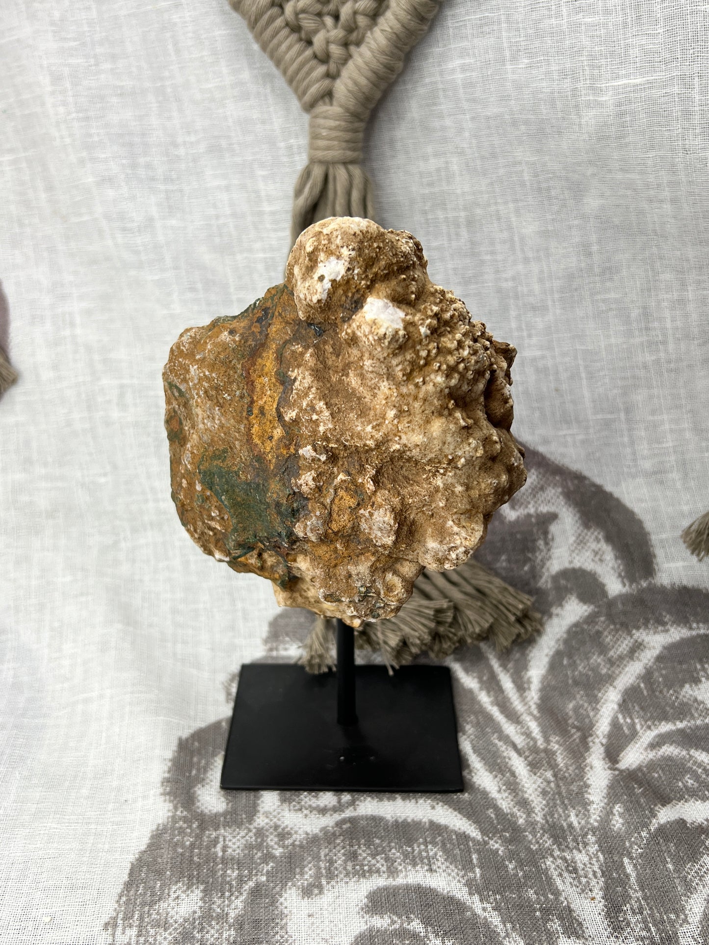 Pink Amethyst Slab on Pin Stand