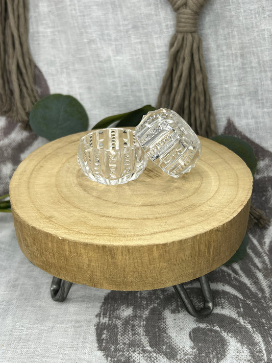 Antique Crystal Sphere Holder
